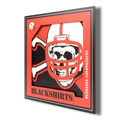 3D Logo Series Wall Art - 12x12 - Nebraska Cornhuskers:- Nebraska Cornhuskers