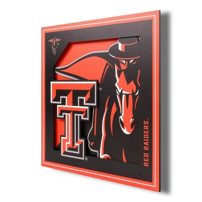 3D Logo Series Wall Art - 12x12 - Texas Tech Red Raiders:- Texas Tech Red Raiders