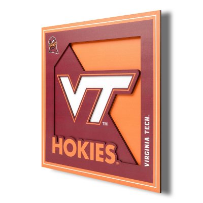 3D Logo Series Wall Art - 12x12 - Virginia Tech Hokies:- Virginia Tech Hokies