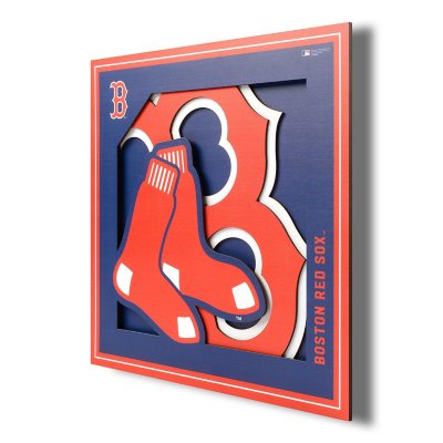 3D Logo Series Wall Art - 12x12 Boston Red Sox:- Boston Red Sox