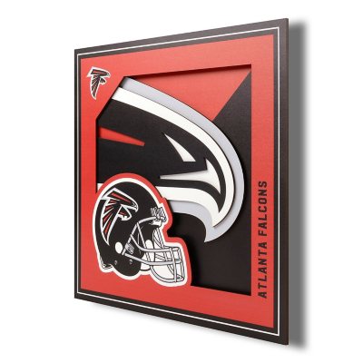 NFL 3D Logo Wall Art 12X12 - Atlanta Falcons