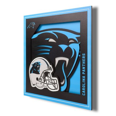 NFL 3D Logo Wall Art 12X12 - Carolina Panthers