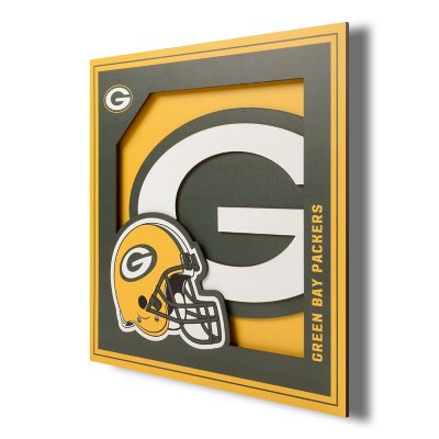 NFL 3D Logo Wall Art 12X12 - Green Bay Packers