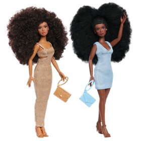 Naturalistas 11.5-inch Dayna and Liya Fashion Doll with Accessories (2 pk.)
