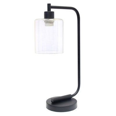 Globe Electric D'Alessio Floor Lamp in Matte Black with Linen Shade and ...