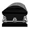 Black, variant on Titan Casket Heritage Steel Funeral Casket