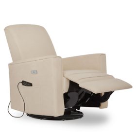 Evolur Harlow Deluxe Glider with Back Massager (Choose Your Color)