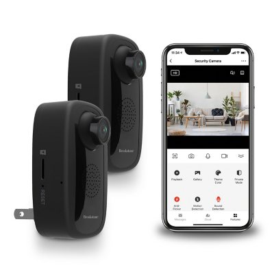 Brookstone Security WiFi Camera, 2 Pack