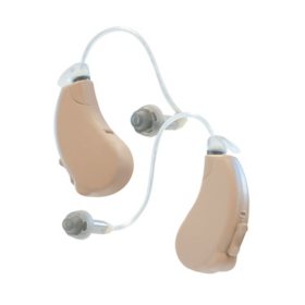 Lucid Hearing OTC 10076 Engage Behind-the-Ear Hearing Aid Pair, Beige (Choose Your Device)