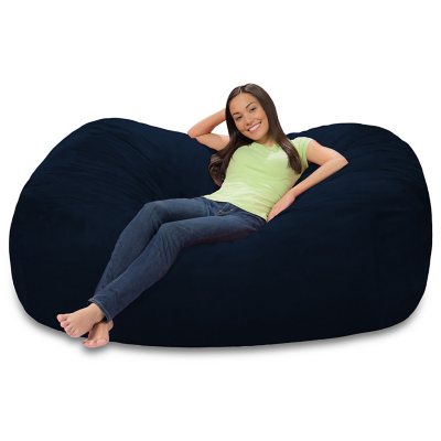 Comfy Sacks 6' Memory Foam Bean Bag Lounger (Assorted Colors) - Sam's Club