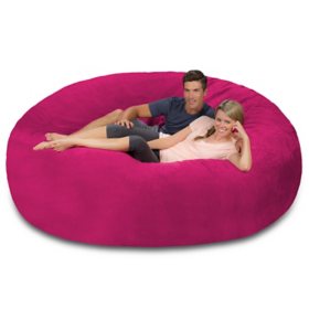 Comfy Sacks 8' Memory Foam Huge Bean Bag Chair (Assorted Colors)