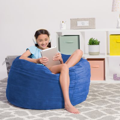 Comfy Sacks Kids 3 Memory Foam Bean Bag Chair Assorted Colors