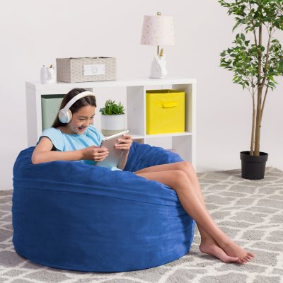 Comfy Sacks Kids 3' Memory Foam Bean Bag Chair (Assorted Colors) - Sam's  Club