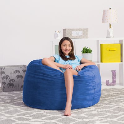 Comfy Sacks Kids 3 Memory Foam Bean Bag Chair Assorted Colors