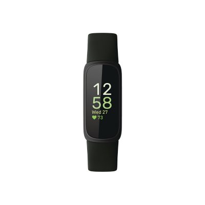 Fitbit Inspire 3 Health + Fitness Tracker Bundle Midnight Zen/Black, One  Size w/ Bonus Band