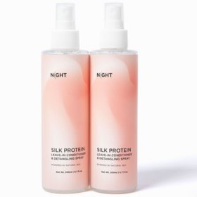 Discover NIGHT Silk Leave In Conditioner and Detangler, 6.7 fl. oz., 2 pk​.
