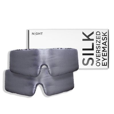 NIGHT Mulberry Oversized Silk Sleep Mask, 2 pk. - Sam's Club