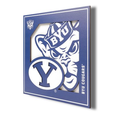 3D Logo Series Wall Art - 12x12 - BYU Cougars:- BYU Cougars
