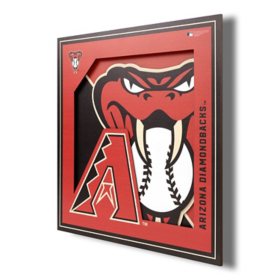 YouTheFan MLB 3D Logo Series Wall Art - 12x12, Assorted Teams