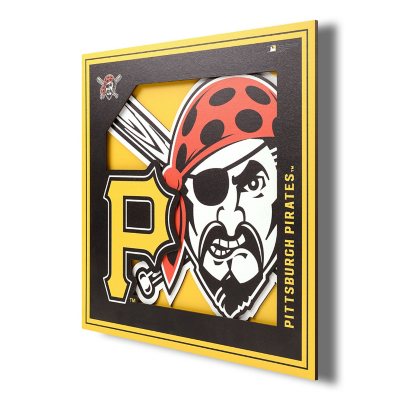 3D Logo Series Wall Art - 12x12 Pittsburgh Pirates