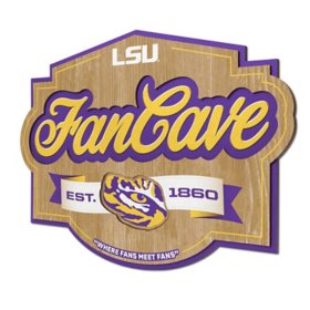 YouTheFan LSU Tigers 17"x12.5" 3D Multi-Layered Fan Cave Sign