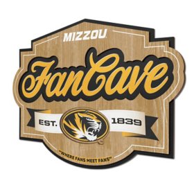YouTheFan Missouri Tigers 17"x12.5" 3D Multi-Layered Fan Cave Sign