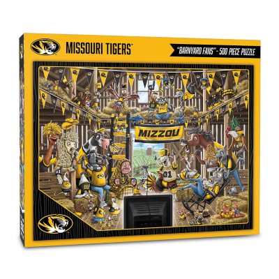 NCAA Barnyard Fans 500pc Puzzle - Missouri Tigers:- Missouri Tigers