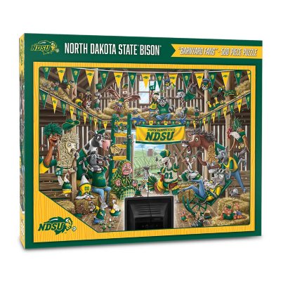 NCAA Barnyard Fans 500pc Puzzle - North Dakota State Bison:- North Dakota State Bison