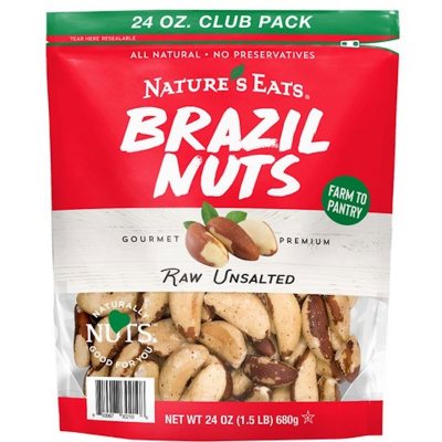 Nature's Eats Raw Unsalted Brazil Nuts (24 oz.) Sam's Club