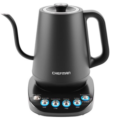 Smart 0.8L Gooseneck Electric Kettle - Black