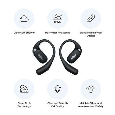 Shokz OpenRun Open-Ear Endurance Bluetooth Headphones (Choose Color) -  Sam's Club