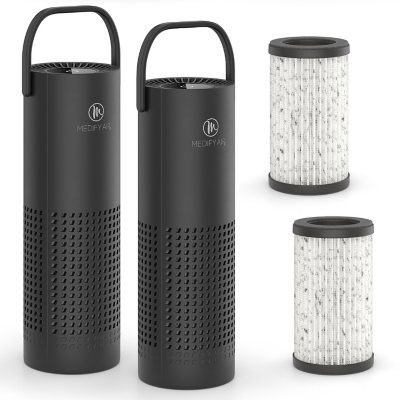 Medify MA-10 Portable Air Purifier | Black | 2 Pack | 2 Extra Filter - Sam's  Club