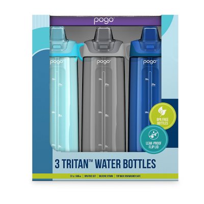 Contigo Autospout 24oz Chug Water Bottle, 3-pack