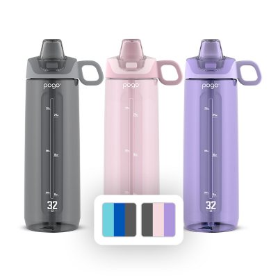 Pogo 32-oz Tritan Water Bottles, (3 Pack)