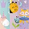 Rainbow, Bee & Ballerina, variant on Ello Kids Bop 12 oz Tritan Tumbler, 3 Pack, Choose Color