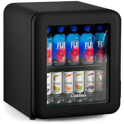 Cooluli Decor Compressor Fridge - Black 1.7 cu ft:- Black, 1.7 cu ft