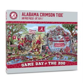 YouTheFan NCAA Game Day At The Zoo 500pc Puzzle, Assorted Teams