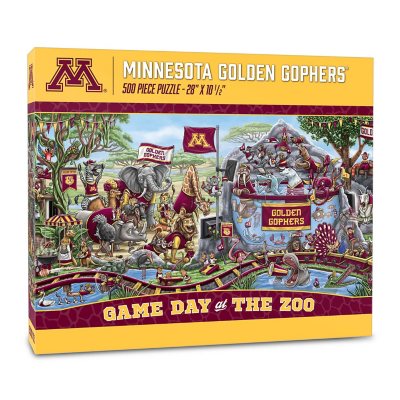 NCAA Game Day At The Zoo 500pc Puzzle - Minnesota Golden Gophers:- Minnesota Golden Gophers