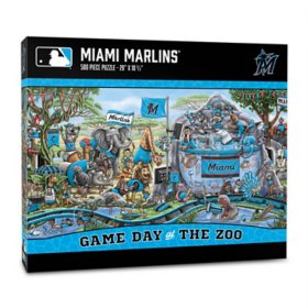 YouTheFan MLB Game Day At The Zoo 500pc Puzzle, Assorted Teams