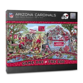 YouTheFan NFL Game Day At The Zoo 500pc Puzzle, Assorted Teams