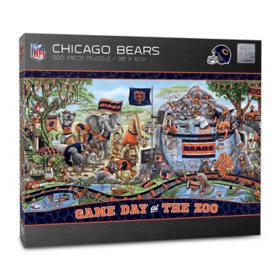 YouTheFan NFL Game Day At The Zoo 500pc Puzzle (Assorted Teams)