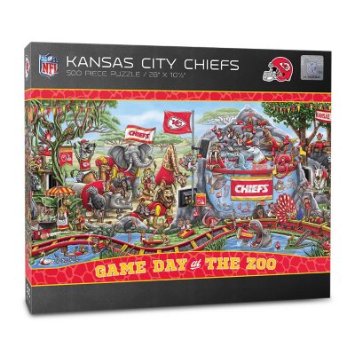 NFL Game Day At The Zoo 500pc Puzzle - Kansas City Chiefs:- Kansas City Chiefs