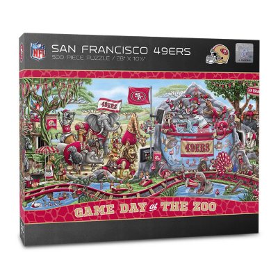 NFL Game Day At The Zoo 500pc Puzzle - San Francisco 49ers:- San Francisco 49ers