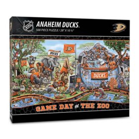 YouTheFan NHL Game Day At The Zoo 500pc Puzzle (Assorted Teams)