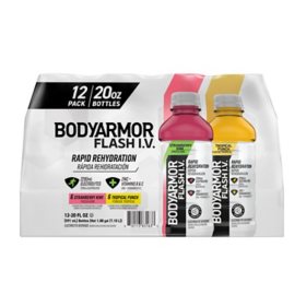 BODYARMOR Flash IV Sports Drink Variety Pack 20 fl. oz., 12 pk.