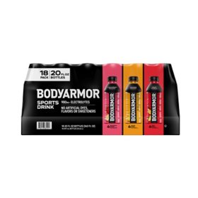 BODYARMOR Sports Drink Variety Pack 20 fl. oz., 18 pk.