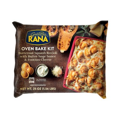 Giovanni Rana Butternut Squash Ravioli Bake Kit (25 oz.) - Sam's Club