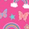 Rainbows and Butterflies, variant on Bentgo Kids Prints Lunch Box & Water Bottle Set, Choose Color