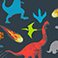 Dinosaurs, variant on Bentgo Kids Prints Lunch Box & Water Bottle Set, Choose Color