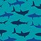 Sharks, variant on Bentgo Kids Prints Lunch Box & Water Bottle Set, Choose Color